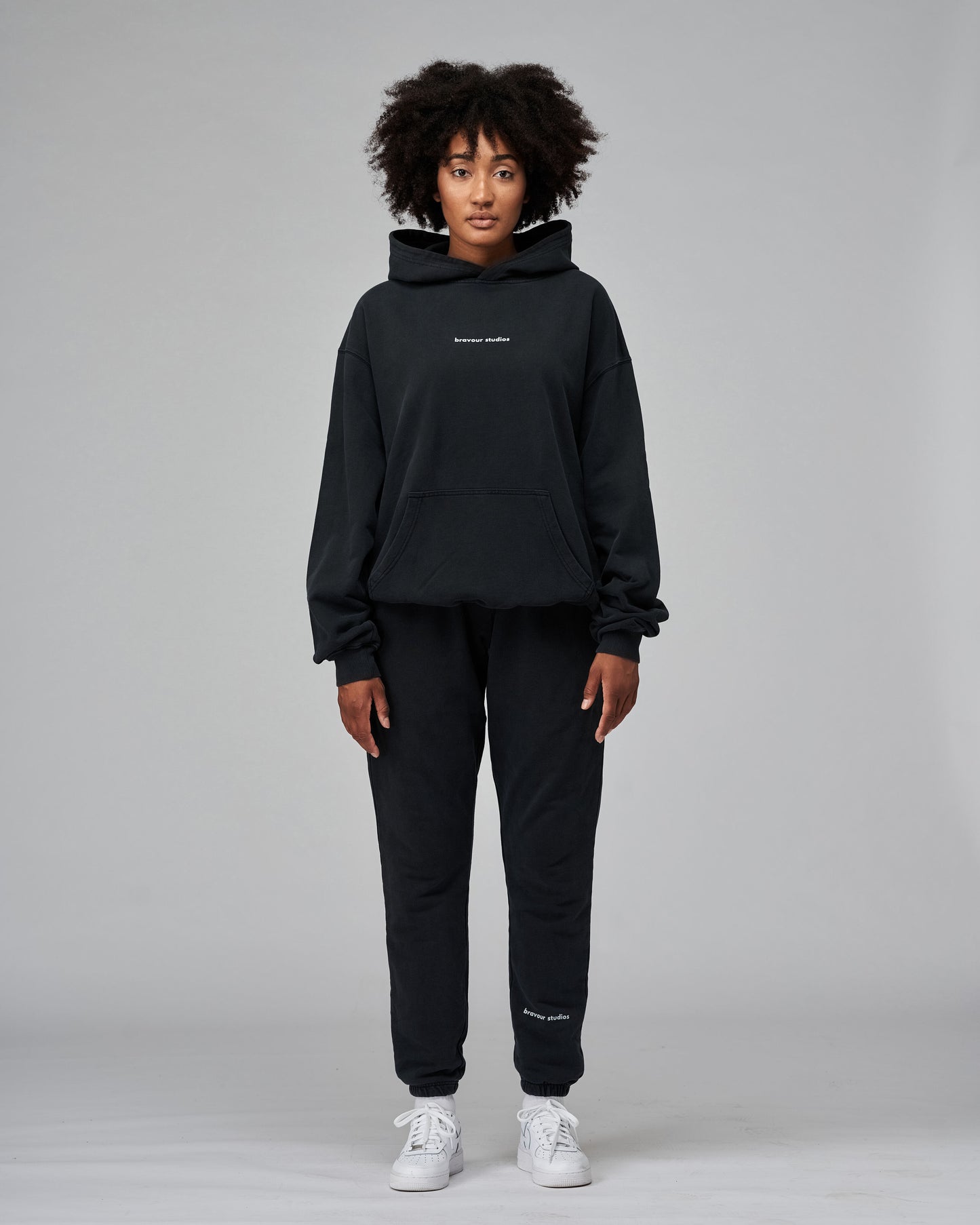 Essential Sweatpants Black washed